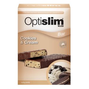 Bánh Xốp Giảm Cân Optislim Vlcd Bar Cookies & Cream