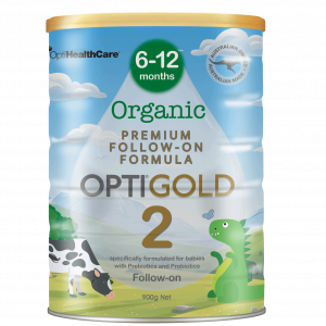Sữa bột Optigold Organic cho trẻ từ 6-12 tháng tuổi