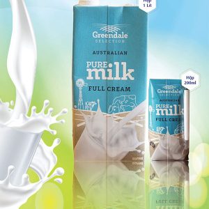 Sữa tươi Úc nguyên kem Greendale hộp 1 lít (giá sản phẩm bán lẻ) sữa tươi úc, Sữa tươi Úc Greendale, sữa tươi úc hộp 1 lít