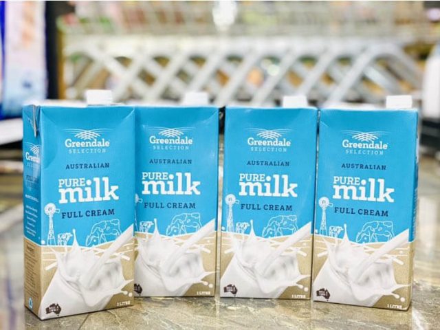 Sữa tươi Úc nguyên kem Greendale cho trẻ trên 12 tháng tuổi
