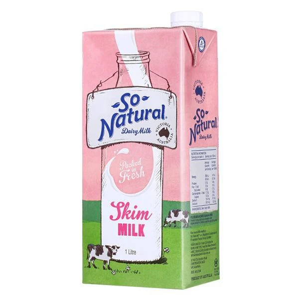 Sữa tươi Úc tách béo So Natural hộp 1 lít